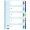 Produkt: Zesílené kartonové rejstříky Esselte Mylar, A4 Mix barev 1-5