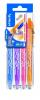 Produkt: Roller gel. Pilot Frixion Ball 0,7 mm set2go NEW COLORS 4-sada 