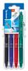 Produkt: Roller gel. Pilot Frixion Clicker 0,7 mm set2go BASIC 4-sada 