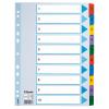 Produkt: Zesílené kartonové rejstříky Esselte Mylar, A4 Mix barev 1-10