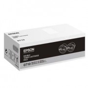 Epson originální toner C13S050710, black, 2x2500str., Epson AcuLaser M200, MX200