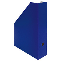 Stojan na katalogy Hit kartonový lakovaný 75x255x325mm modrý