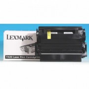 Lexmark originální toner 12A7415, black, 10000str., return, Lexmark T420