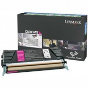 Lexmark originální toner C5200MS, magenta, 1500str., return, Lexmark C530