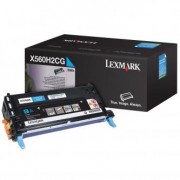 Lexmark originální toner X560H2CG, cyan, 10000str., Lexmark X560N, X560dn