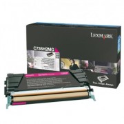 Lexmark originální toner C736H2MG, magenta, 10000str., high capacity, Lexmark C736, X736, X738