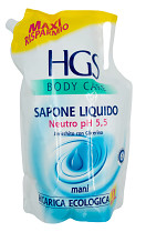 HGS tekuté mýdlo s neutrálním pH 5,5 2000ml náhradní náplň