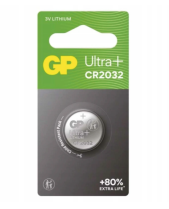 Baterie lithiová knoflíková GP Ultra Plus CR2032  1 kus