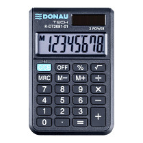 Kalkulačka DONAU TECH 2081 kapesní černá