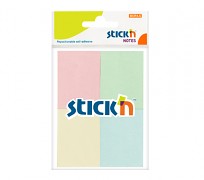 Samolepicí bločky Stick'n 38 x 51mm 4 pastelové barvy 