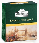 Čaj Ahmad Tea English Tea No.1 černý čaj 100 x 2g sáčky bez obalu s visačkou