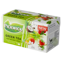 Pickwick 20x2g Zelené variace s ovocem zelený čaj 