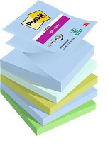 Bloček samolpicí 3M R330 Z-Z SUPER STICKY OASIS 76x76mm 5x90lístků
