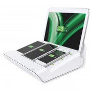 Multifunkční nabíječka XL Leitz Complete pro 1 tablet a 3 chytré telefony Bílá