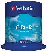 CD-R Verbatim Extra Protection 52x 700MB Spindle 100 ks