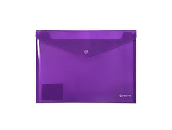 Kapsa s patentkou PANTA PLAST A4 neon fialová
