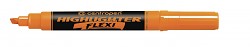 Zvýrazňovač Centropen Highlighter Flexi 8542 klínový hrot oranžový