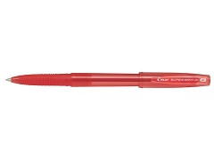 Kuličková tužka Pilot Super Grip-G  červená 0,7 s víčkem  