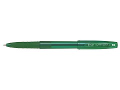 Kuličková tužka Pilot Super Grip-G  zelená 0,7 s víčkem 
