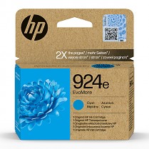 HP originální ink EvoMore 4K0U7NE#CE1, HP 924e, cyan, 800str