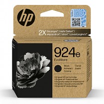 HP originální ink EvoMore 4K0V0NE#CE1, HP 924e, black, 1000str