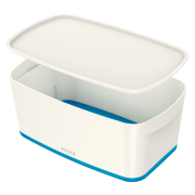 Úložný box s víkem Leitz MyBox®, velikost S modrý