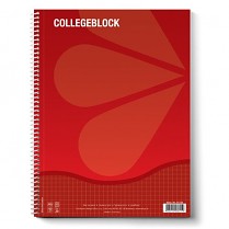 Blok College A5 boční spirála čtvereček 80 listů 