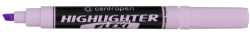 Zvýrazňovač Centropen Highlighter Flexi SOFT COLOURS 8542 klínový hrot pastelově fialový