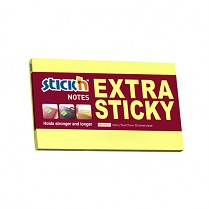 Samolepicí bloček Stick'n 76 x 127mm neonově žlutá 90 lístků   