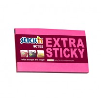 Samolepicí bloček Stick'n 76 x 127mm neonově růžová 90 lístků   