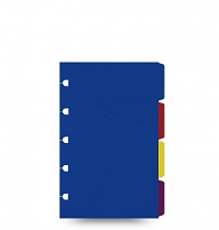Poznámkový blok FILOFAX NOTEBOOK kapesní - A7 barevné rozlišovače