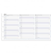 Poznámkový blok FILOFAX NOTEBOOK kapesní - A7 kalendář roční plánovací 