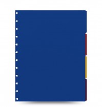 Poznámkový blok FILOFAX NOTEBOOK A4 barevné rozlišovače