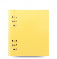 Poznámkový blok FILOFAX CLIPBOOK PASTEL A5 pastelově žlutá