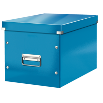 Čtvercová krabice Leitz Click&Store, velikost L (A4) Modrá