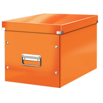 Čtvercová krabice Leitz Click&Store, velikost L (A4) Oranžová