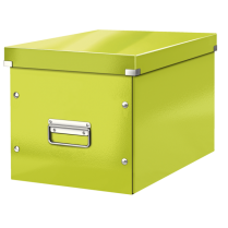 Čtvercová krabice Leitz Click&Store, velikost L (A4) Zelená