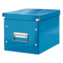 Čtvercová krabice Leitz Click&Store, velikost M (A5) Modrá