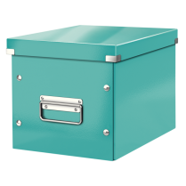 Čtvercová krabice Leitz Click&Store, velikost M (A5) Modrá
