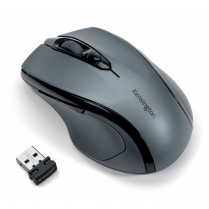 Bezdrátová počítačová myš střední velikosti Kensington Pro Fit®, černo-šedá