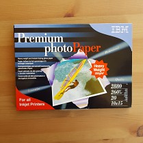 Foto papír IBM Premium PhotoPaper 10x15 cm 260 g/m2 20 ks  