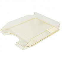 Odkladač DONAU Office Products transparentní žlutý