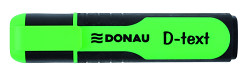 Zvýrazňovač DONAU D-TEXT klínový hrot 1-5 mm zelený