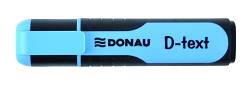 Zvýrazňovač DONAU D-TEXT klínový hrot 1-5 mm modrý