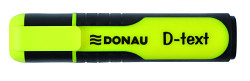 Zvýrazňovač DONAU D-TEXT klínový hrot 1-5 mm žlutý