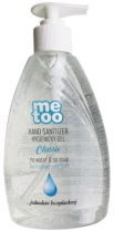 Hygienický gel na ruce MeToo  s alkoholem (66%) bezoplachový 500ml s pumpičkou