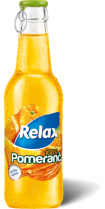 RELAX nápoj 24x250ml Pomeranč - sklo   