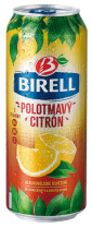 BIRELL ochucený 6x500ml Polotmavý citron plech 