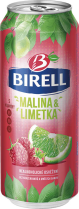 BIRELL ochucený 6x500ml Limetka/Malina plech  