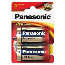 Baterie Panasonic Pro Power Alkaline 2ks velké monočlánky 1,5 V 